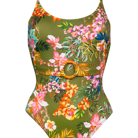 Watercult Sunset Florals Tank Swimsuit