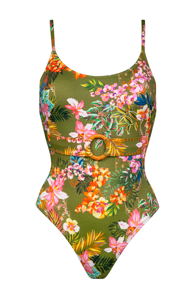 Watercult Sunset Florals Tank Swimsuit