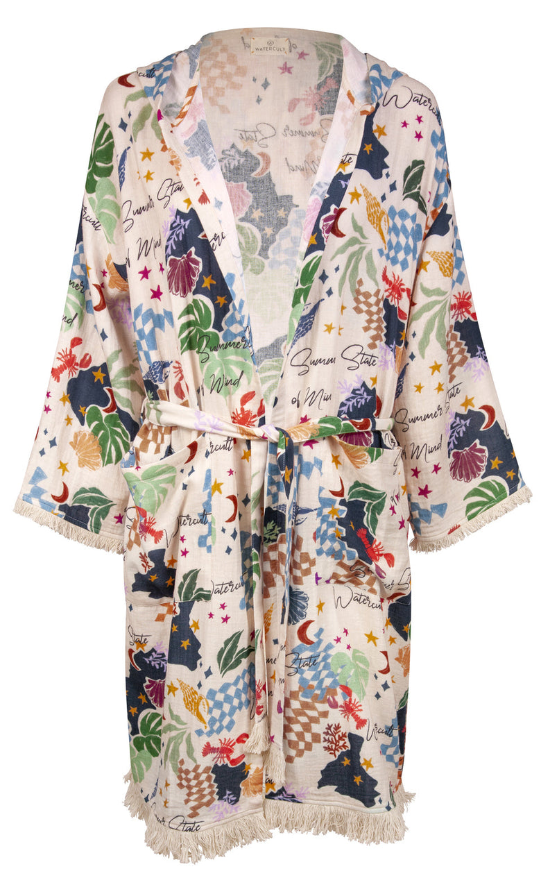 Watercult Seaside Tales Cotton Beach Bathrobe