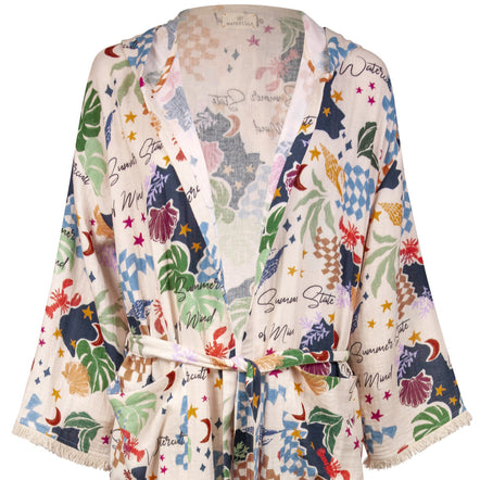 Watercult Seaside Tales Cotton Beach Bathrobe