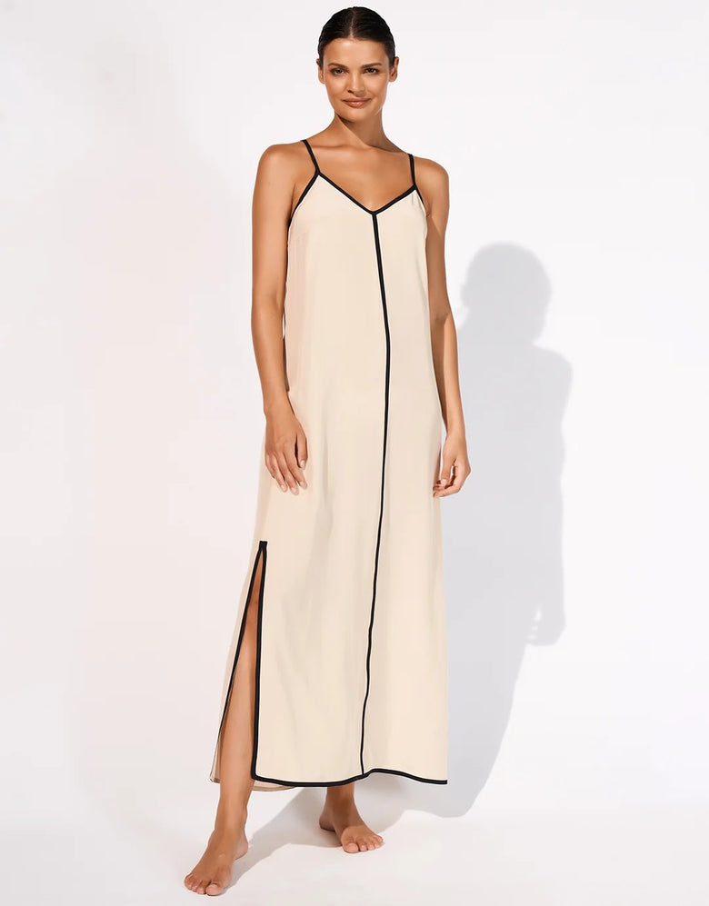 Maryan Mehlhorn Stratum Silk Maxi Dress