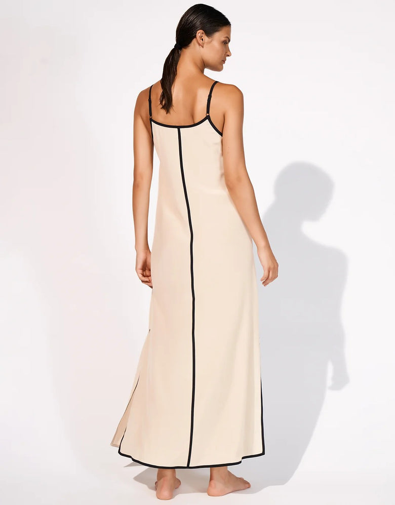 Maryan Mehlhorn Stratum Silk Maxi Dress