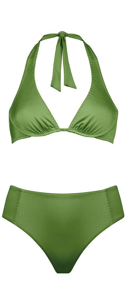 Watercult Crafted Essentials Halter Bikini Set