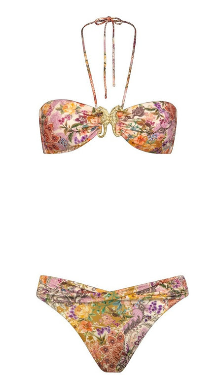 Watercult Pretty Boho Strapless Bikini Set