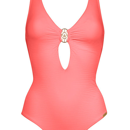 Watercult Suntouched Solids Plunge Swimsuit