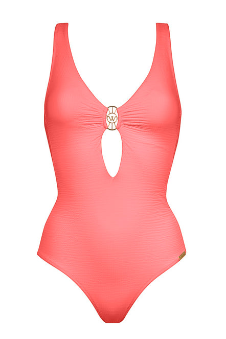 Watercult Suntouched Solids Plunge Swimsuit
