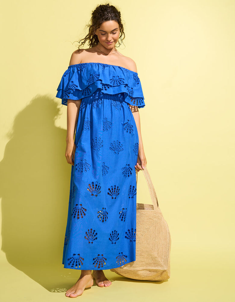 Watercult Dolce Lemon Cotton Beach Dress