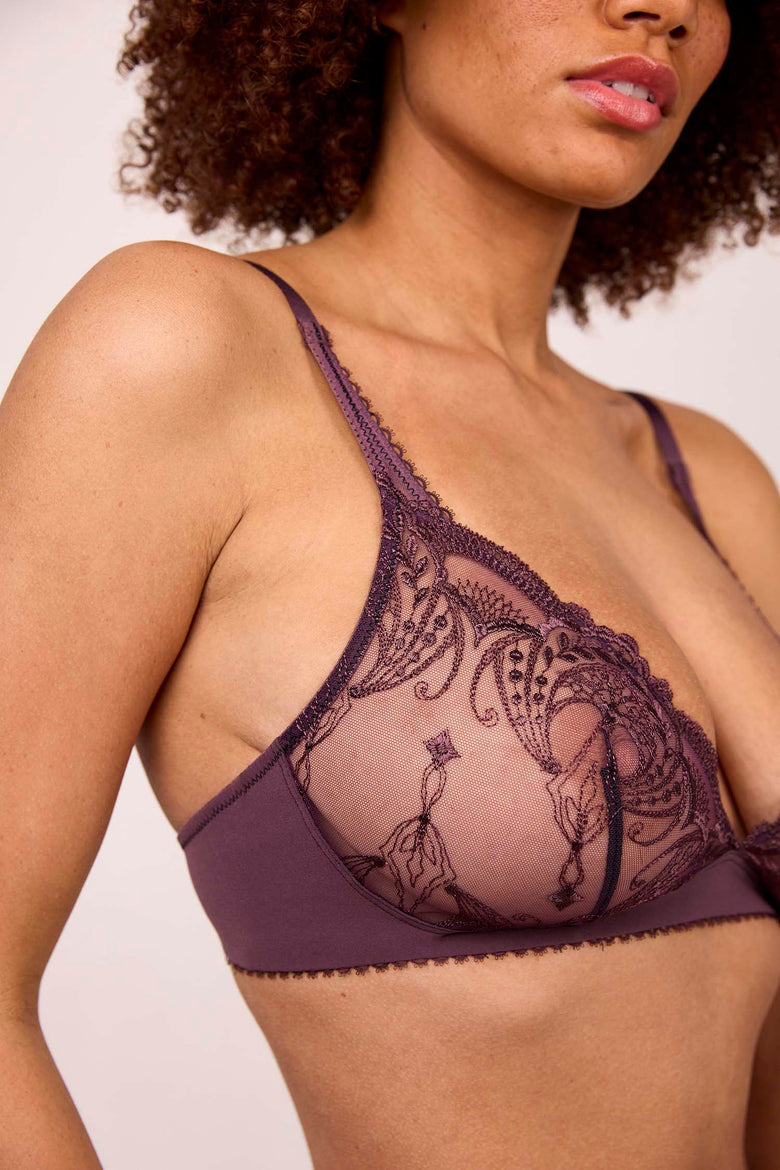 Maison Lejaby Poesie Embroidered Wireless Bra