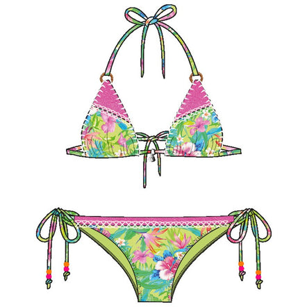 Banana Moon Lindostora Palm Triangle Bikini Set