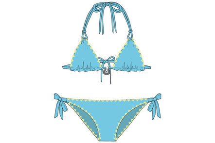 Banana Moon Nucodimka Godsun Triangle Bikini Set