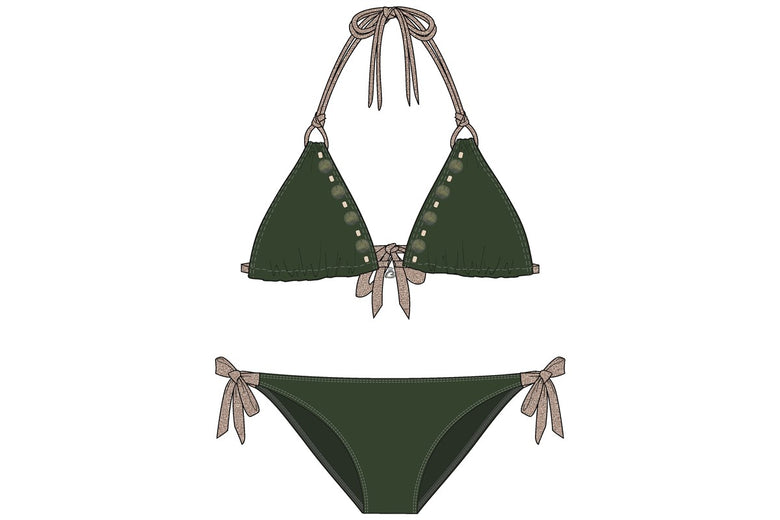 Banana Moon Yerodasia Keranga Triangle Bikini Set