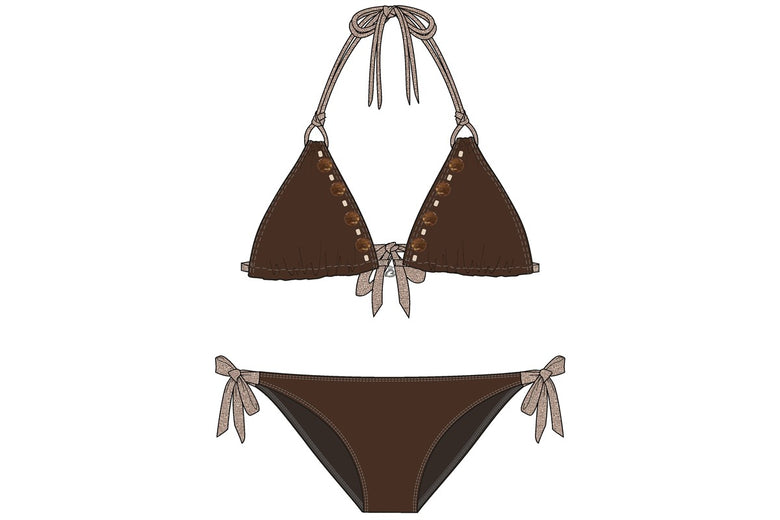 Banana Moon Yerodasia Keranga Triangle Bikini Set