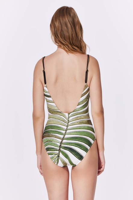 Gottex Willow Round Neck 1 Piece Swimsuit