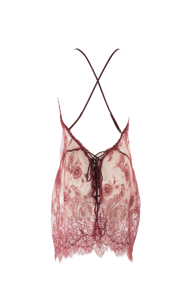 Shell Belle Couture Florentine Lace Slip and Briefs