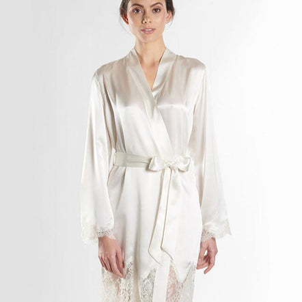 Aubade Toi Mon Amour Silk Short Robe