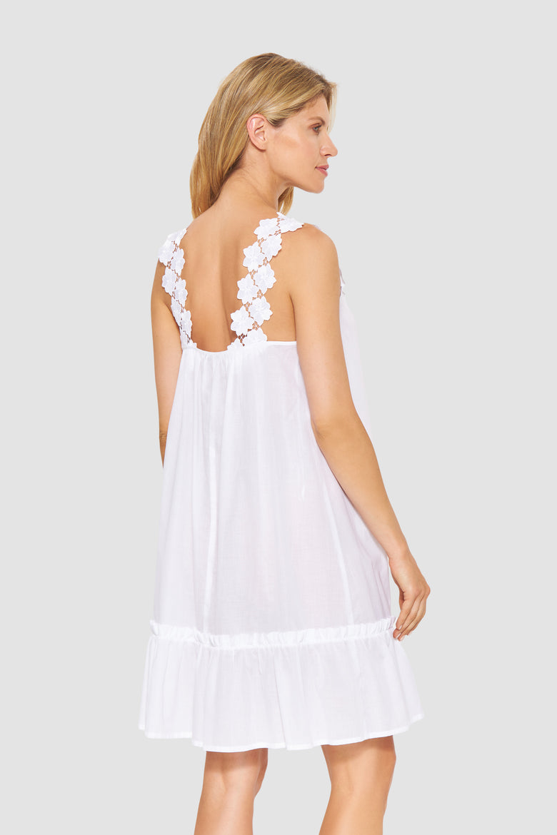 Feraud Romantic Cotton Short Nightdress