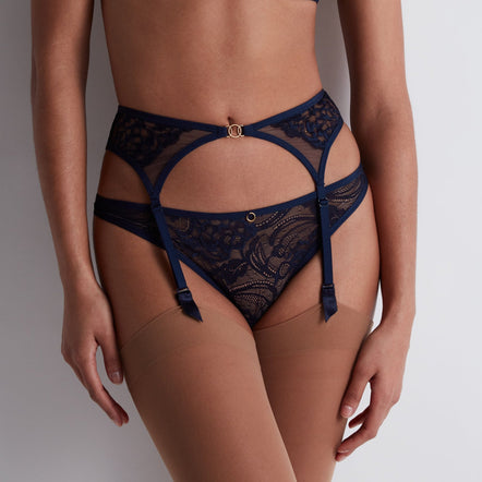 Aubade Feeling Myself Lace Suspender Belt