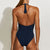 Maryan Mehlhorn Honesty Halter Plunge Swimsuit