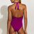 Maryan Mehlhorn Honesty Halter Plunge Swimsuit