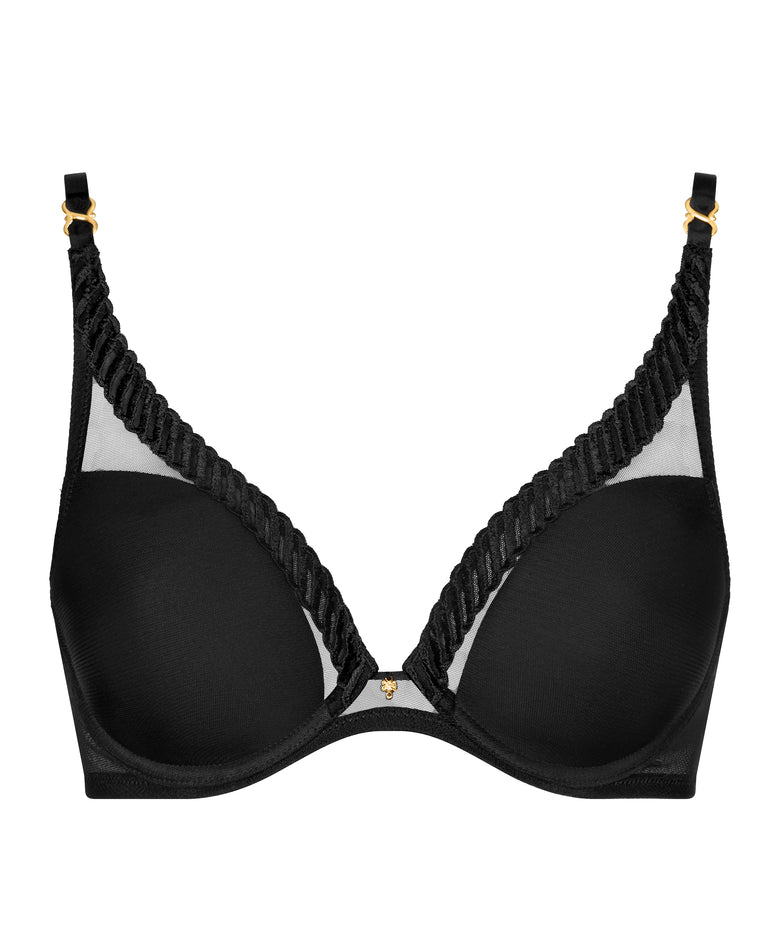 Aubade Sheer Emotion Padded Plunge Bra