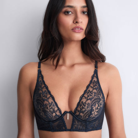 Aubade Satin Memories Long Line Wired Bra