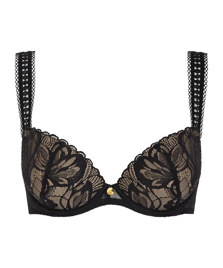 Aubade After Hours Luxury Lace Padded Plunge Bra
