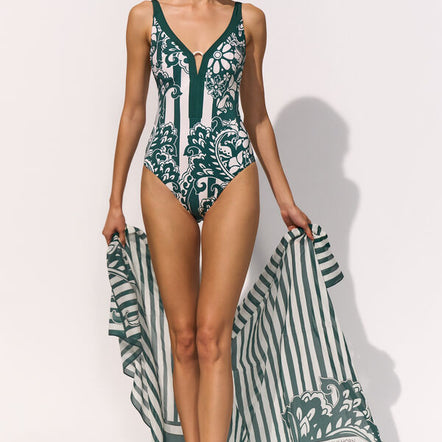 Maryan Mehlhorn Halcyon Cotton and Silk Beach Sarong