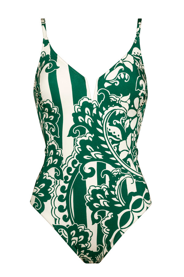 Maryan Mehlhorn Padded Plunge Swimsuit