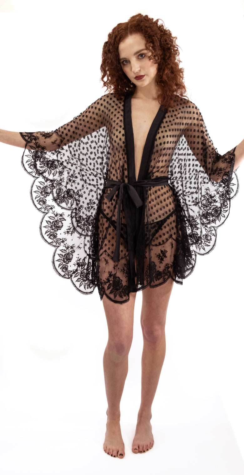 Shell Belle Couture Iris Boudoir Kimono