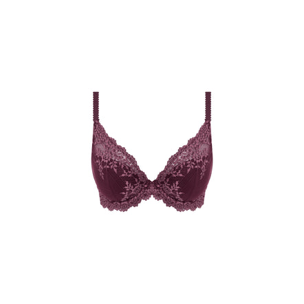 Wacoal Halo Lace Underwired Plunge Bra - Belle Lingerie