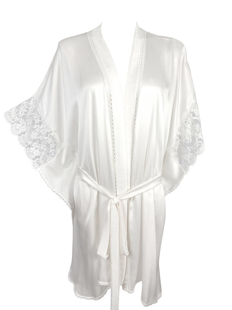 Shell Belle Couture Florence Silk Short Kimono