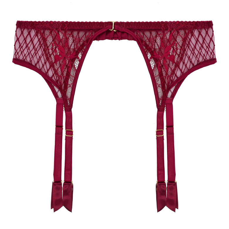 Fleur of England Simone Lace Suspender Belt