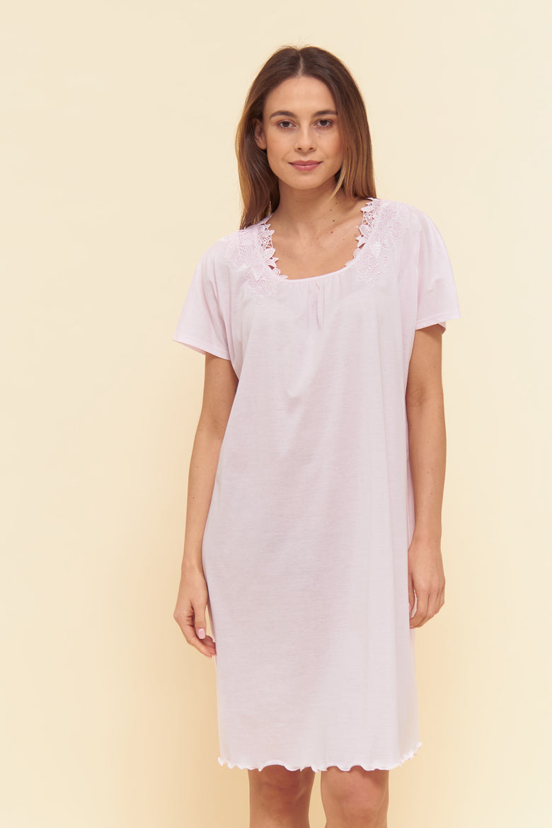 Feraud NOS Cotton Short  Nightdress with Sleeve