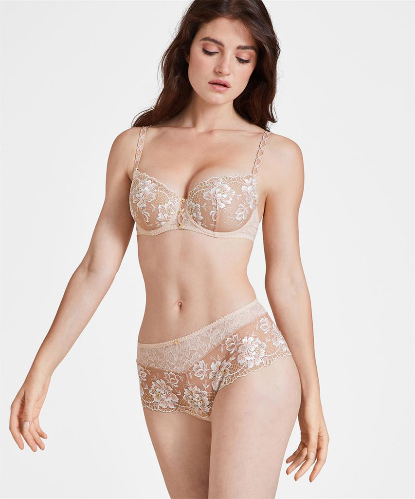 Aubade Melodie D'Ete Lace Padded Half Cup Bra