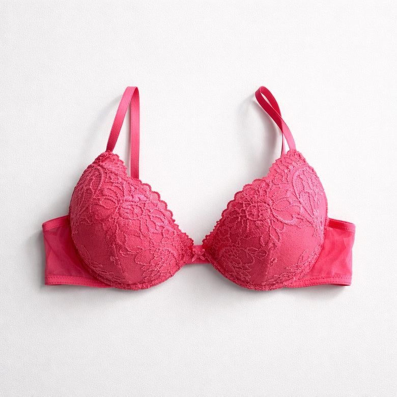 Ambra Capri Lace Padded Push Up Bra