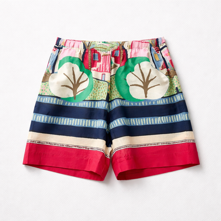 Olivia Tropical Beach Shorts