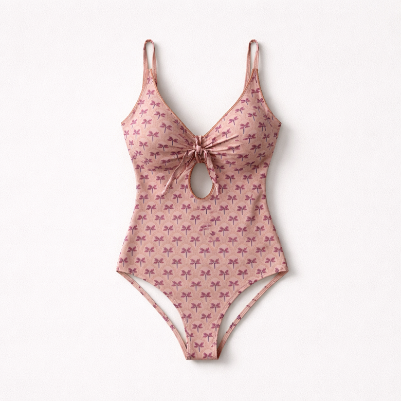 Olivia Rosa One Piece  Plunge Swimsuit