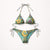 Miss Bikini Damask Sailing Triangle Bikini Set