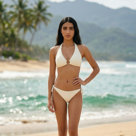 Miss Bikini American Halter Bikini Set