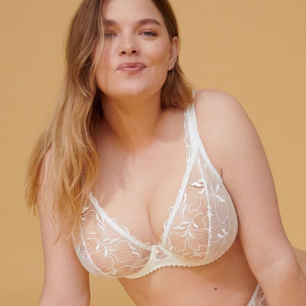 Plunge Bras from Luxury Brands, Sizes A-G Cup