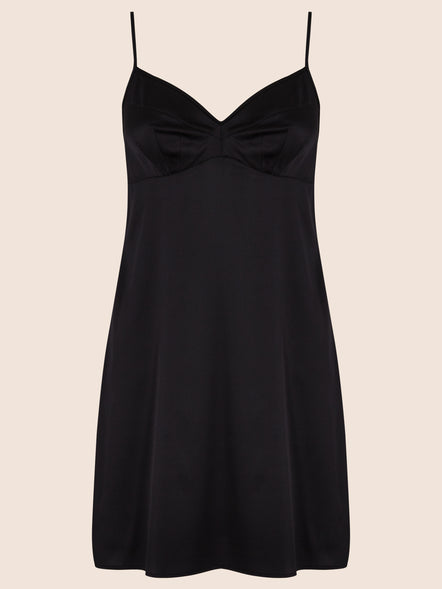 Parasol Rose Grace Silk Slip Chemise
