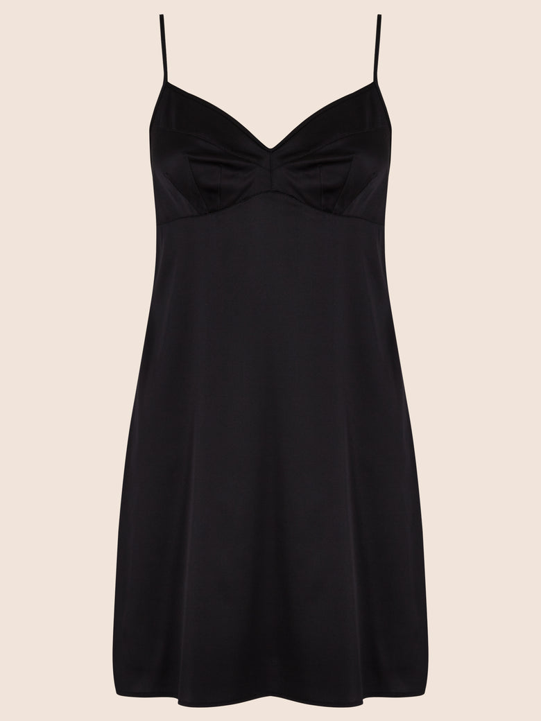 Parasol Rose Grace Silk Slip Chemise