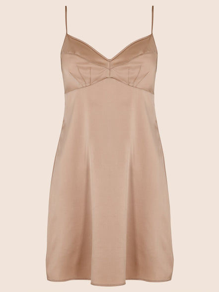 Parasol Rose Grace Silk Slip Chemise