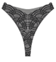 &Pomona Black Mandala Thong