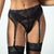 &Pomona Black Mandala Suspender Belt