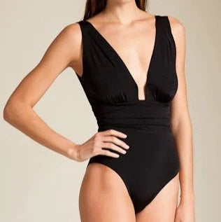 Nicole Olivier Baigneur Plunge Swimsuit