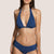 Andres Sarda Gray Padded Halter Bikini Top