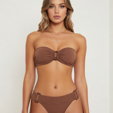 Nicole Olivier Babiolle Baby Bandeau Bikini Set