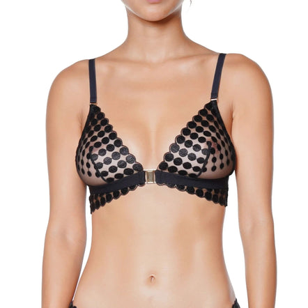 Huit Deco Dots Lace Bralette