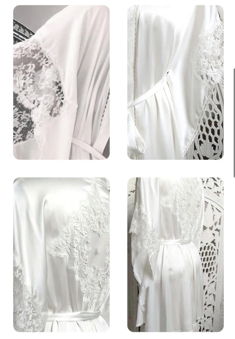 Shell Belle Couture Florence Silk Short Kimono